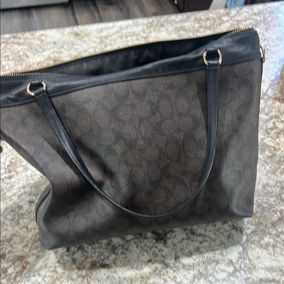 Coach Tyler Brown Black and Gold Women's tote - Picture 8 of 12